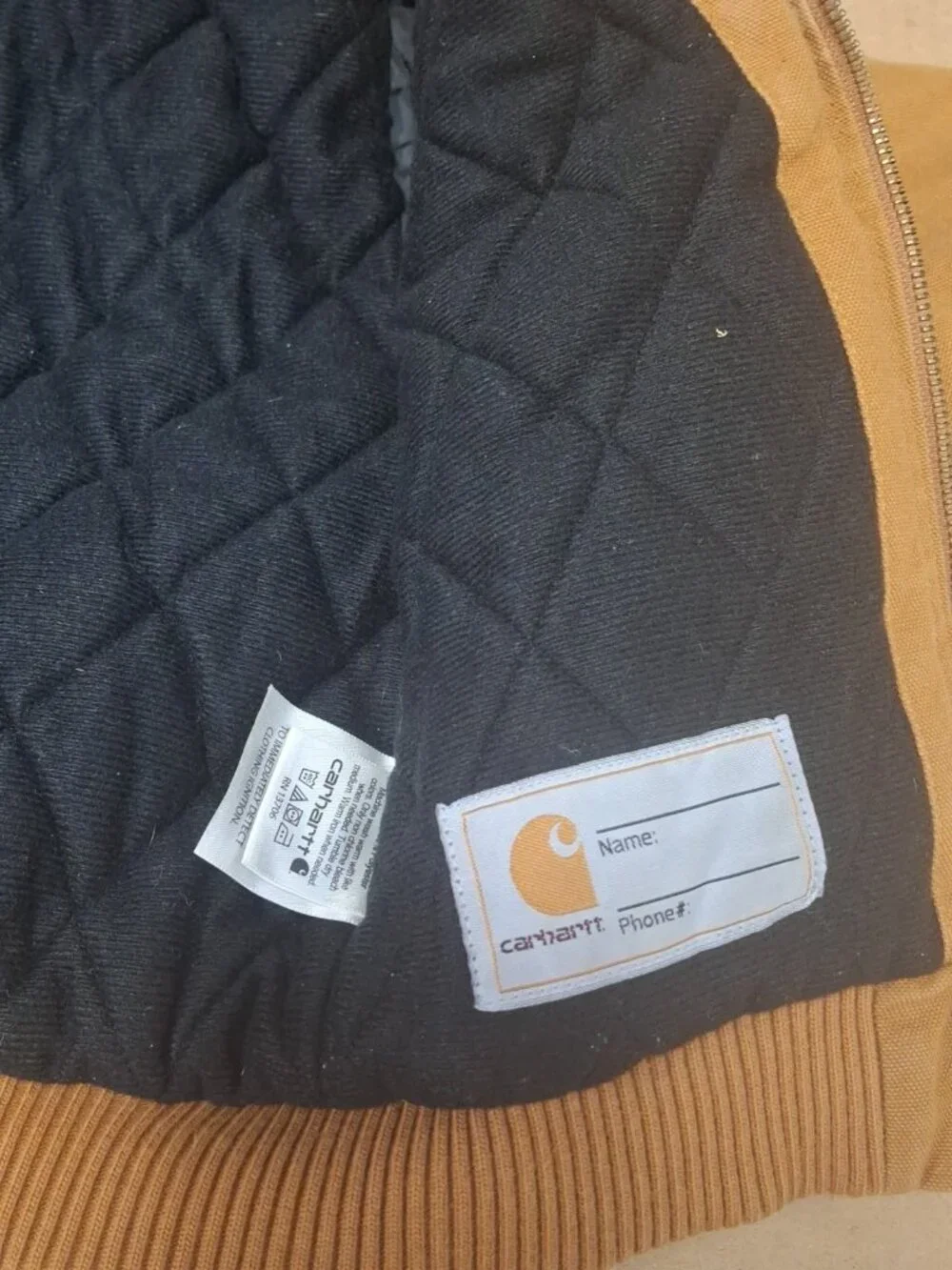 Carhartt Jacket Toddler 2T Brown Insulated Duck Canvas Hooded Rugged Coat